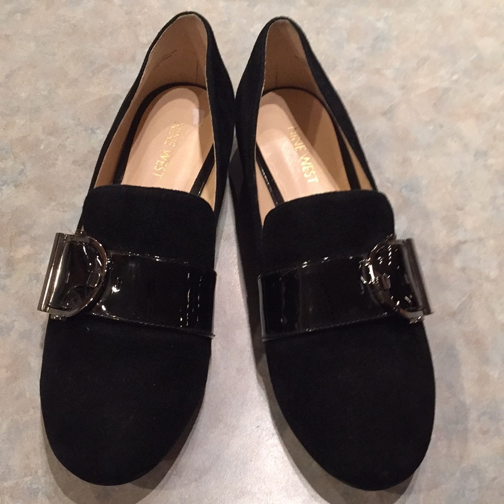 Nine West suede loafers